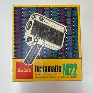 Kodak Instamatic M22 Movie Outfit Super 8 Vintage as is see pictures Untested